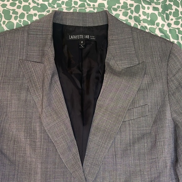 Lafayette 148 New York Single Button Blazer - Picture 2 of 12